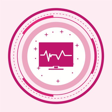 tıbbi düz simge, vektör iilüstrasyonu