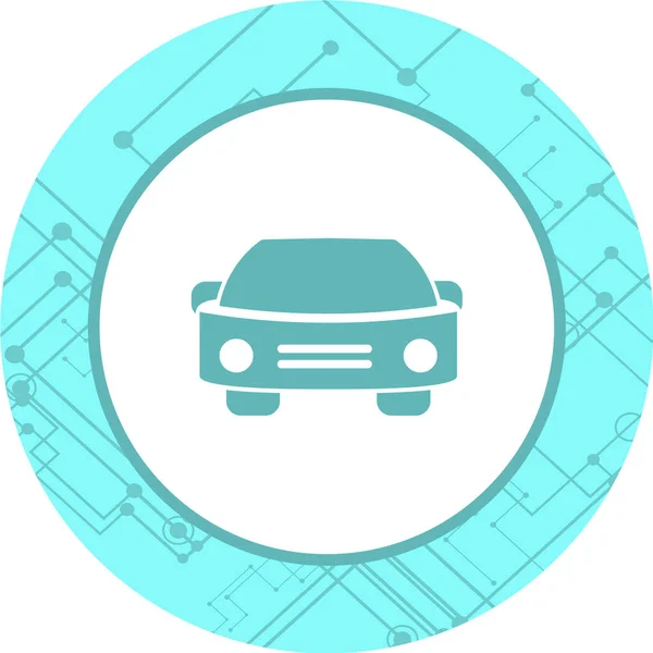 Car Vector Icon Automobile Service Sign — Stock Vector