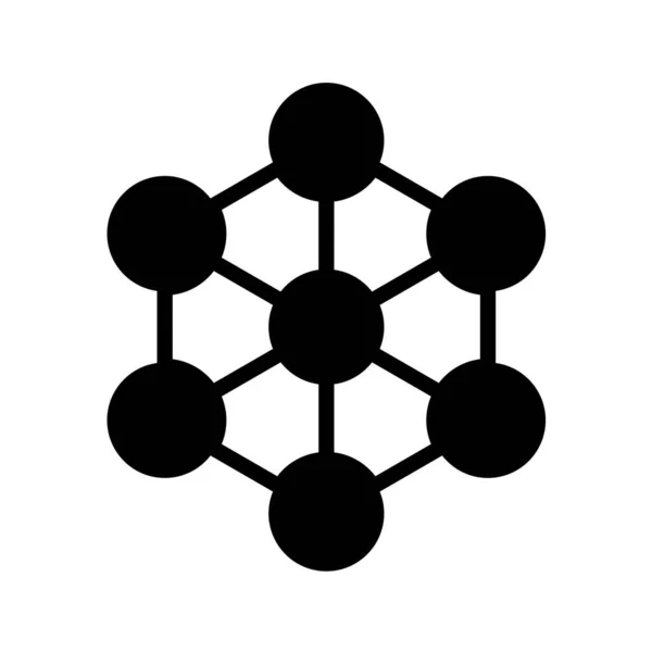 分子アイコンベクトル図 — ストックベクタ