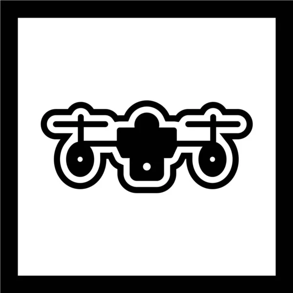 Drone Pictogram Vector Illustratie — Stockvector