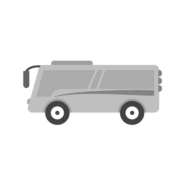 Icono Camión Estilo Negro Aislado Sobre Fondo Blanco Símbolo Transporte — Vector de stock