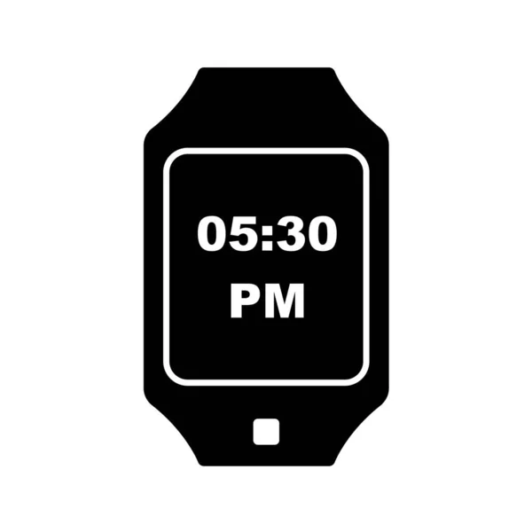 Icono Del Reloj Inteligente Ilustración Vectorial — Vector de stock