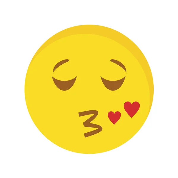 Emoji Ikone Trendigen Stil — Stockvektor