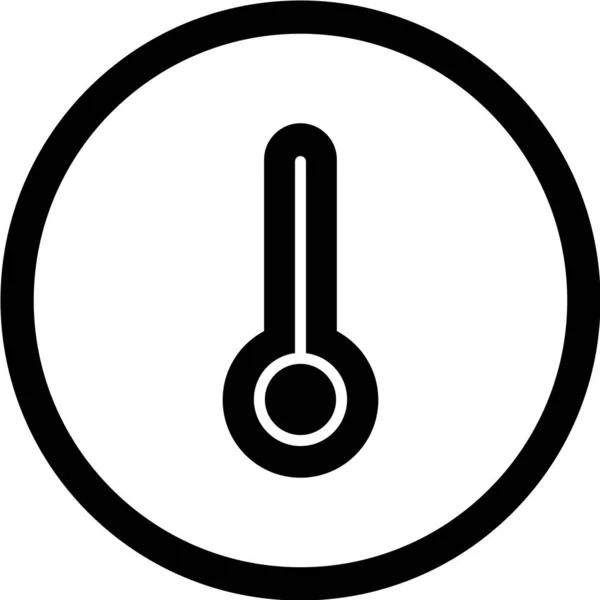 Termometre Simgesi Vektör Illüstrasyonu — Stok Vektör