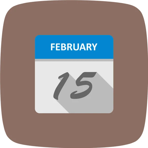 Απεικόνιση Ένα Ημερολόγιο Για Την Ημερομηνία — Διανυσματικό Αρχείο