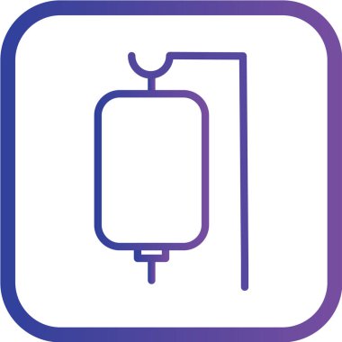 Modern b 'nin vektör illüstrasyonu tıbbi simgeden yoksun