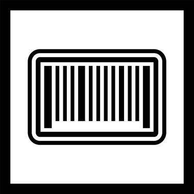  Moda Biçiminde Barkod Simgesi İzole Arkaplan