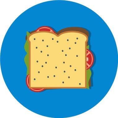  Gıda ve içecek Web ikonu vektör illüstrasyonu