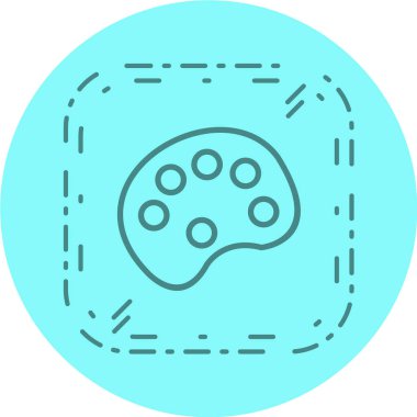 Kağıt simgesinin vektör illüstrasyonu