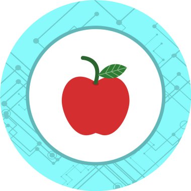 Gıda Web ikonu vektör illüstrasyonu 