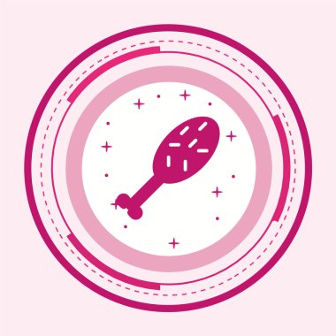 Gıda Web ikonu vektör illüstrasyonu 