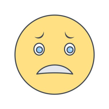 Moda Biçimli Emoji Simgesi İzole Arkaplan 