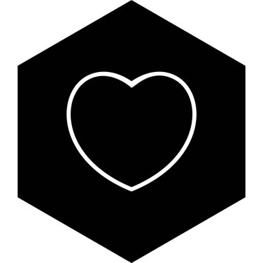 kalp simgesi modada izole edilmiş arkaplan