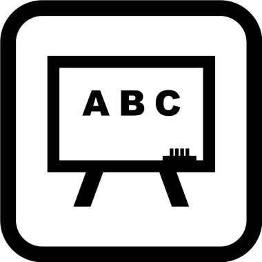 Bilim ve teknoloji çizgi vektör simgesi.