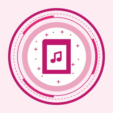 Moda Biçimli Kitap Simgesi Ayrı Arka Gruplandırılmış