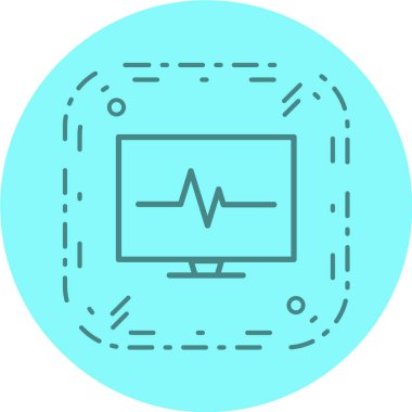 Modern tıbbi simgenin vektör illüstrasyonu