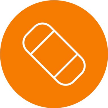 Modern b 'nin vektör illüstrasyonu tıbbi simgeden yoksun