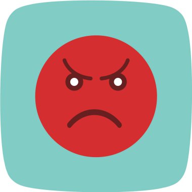 emoticon simgesi, vektör illüstrasyonu