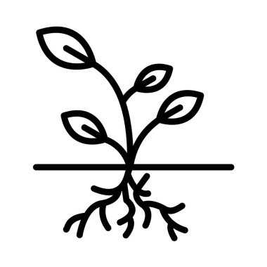 Bahçıvanlık simgesi evli tasarım vektörü illüstrasyonu