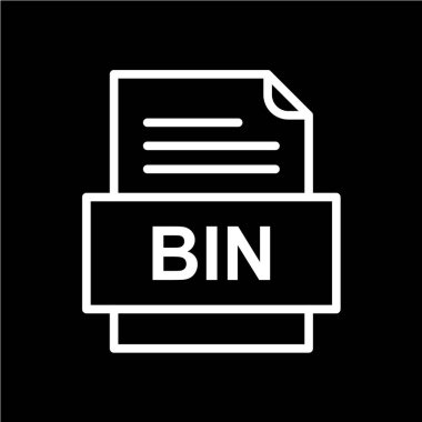 dosya biçimi simgesi, vektör illüstrasyonu