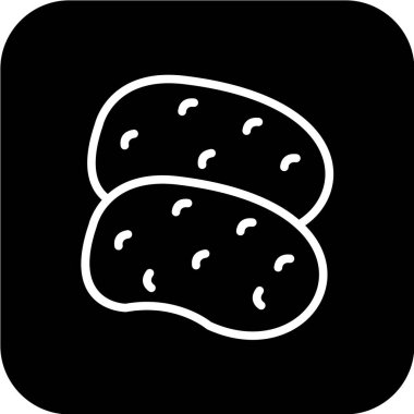  Gıda ve içecek Web ikonu vektör illüstrasyonu