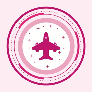 Modern seyahat simgesinin vektör illüstrasyonu