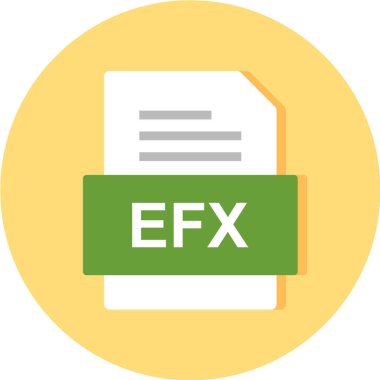 dosya biçimi simgesi, vektör illüstrasyonu