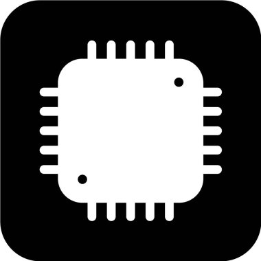 devre kartı simgesi vektör illüstrasyonu