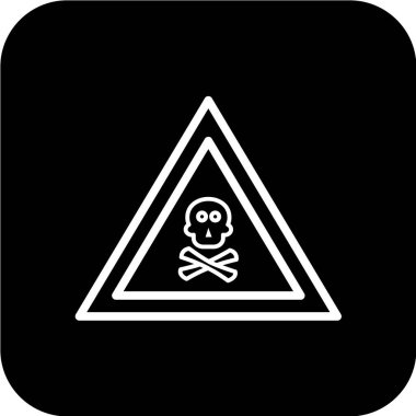 Yol simgesi, vektör illüstrasyonu