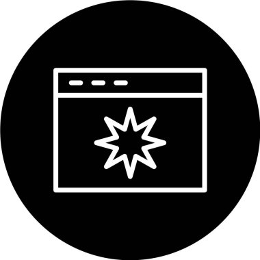 seo modern simgesinin vektör illüstrasyonu