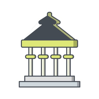 Emlak simgesi vektör illüstrasyonu 