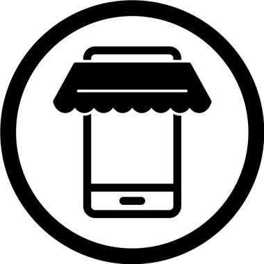 Alışveriş ve ticaret vektör simgesi