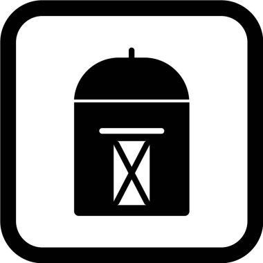 Tek bir simgenin vektör illüstrasyonu