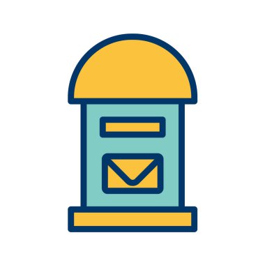 posta kutusu vektör simgesi