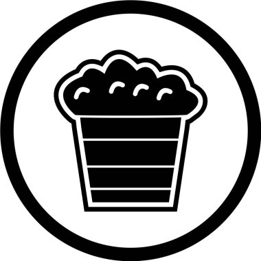 Gıda Web ikonu vektör illüstrasyonu 