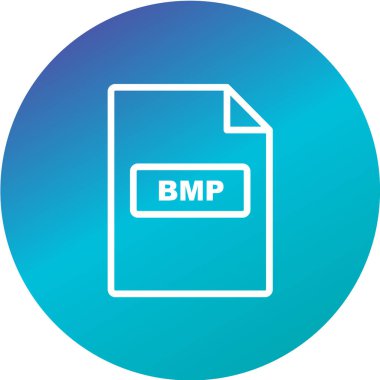 dosya biçimi simgesi, vektör illüstrasyonu