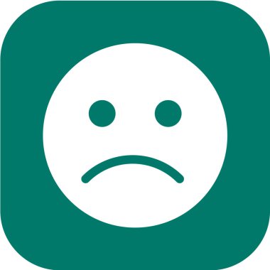 Bir gülen yüzün karikatür çizimi..