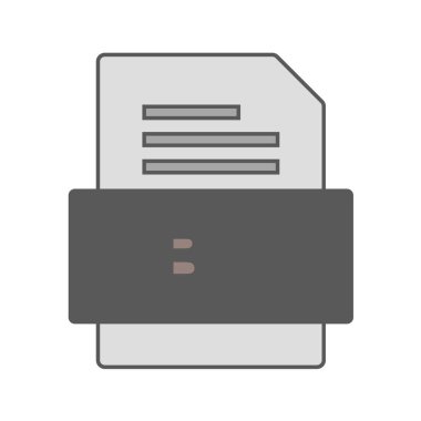 dosya biçimi vektör illüstrasyonuName