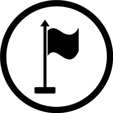 Bayrağın vektör illüstrasyonu