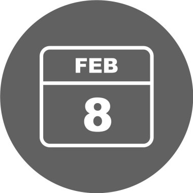 Tarih için takvimi olan illüstrasyon