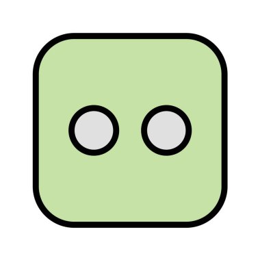 yüz ifadesi ikon vektör illüstrasyonu