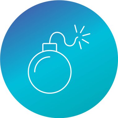 Bomba simgesi vektör illüstrasyonu