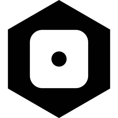 Zar Bir Simgesi Stili İzole Arkaplan