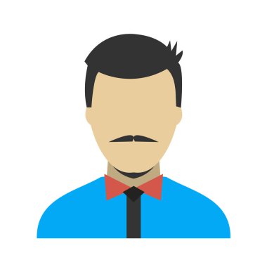 Multimedya düz simgesi beyaz arkaplanda izole edildi