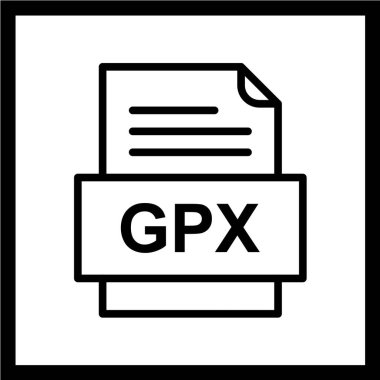 dosya biçimi simgesi, vektör illüstrasyonu