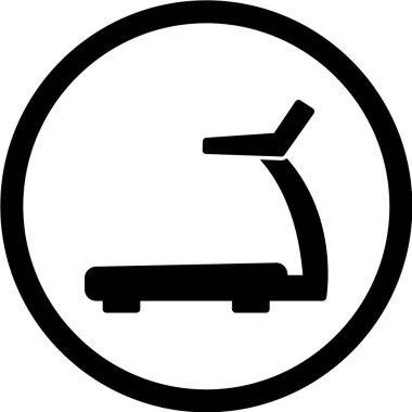 Bir tren simgesinin vektör illüstrasyonu