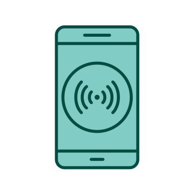 Hareketli Mobil Uygulama Simgesi Moda Biçimli İzole Arkaplan