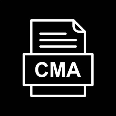 dosya biçimi simgesi, vektör illüstrasyonu