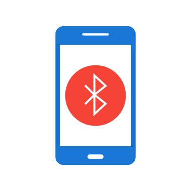  Mobil Bluetooth Uygulama Simgesi Moda Tarzı İzole Arkaplanda
