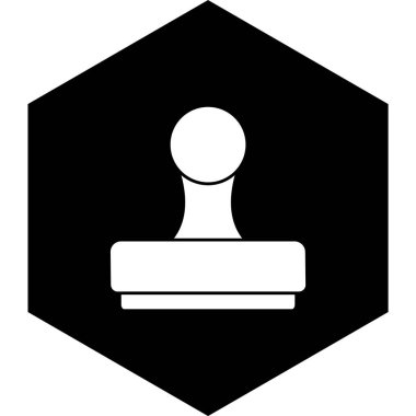 Moda Biçiminde Pul Simgesi İzole Arkaplan